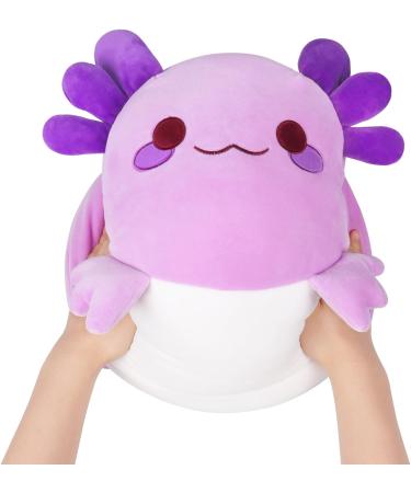15.7 Purple Soft Axolotl Plush Pillow - Kawaii Stuffed Animal Toy for Kids, Women - Adorable Chubby Doll Sofa Decor - Birthday & Mother's Day Gift - Buy Online on GoSupps.com