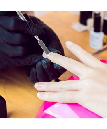 Buy Minkissy 2PC Stainless Steel Nail Art Palette & Spatula Set - Ideal for Oil Paint Watercolor & DIY Crafting - Buy Online on GoSupps.com