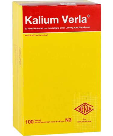 Buy Potassium Verla 100 St. Granules - High-Quality International Shipping | Your Trusted eCommerce Store - Buy Online on GoSupps.com