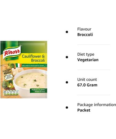 Knorr Cauliflower & Broccoli Soup (67g) - Pack of 1 - Buy Online on GoSupps.com