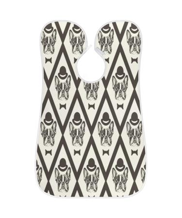 Watercolor Dog Beard Bib Apron - Non-Stick Waterproof Hair Catcher for Men | Perfect Grooming Gift - Buy Online on GoSupps.com