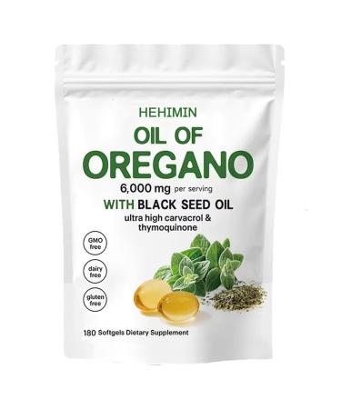 Huile d'origan g lules molles 2 en 1 6000 mg d'huile d'origan avec huiles de graines noires capsules de suppl ment d'origan faciles avaler immunit naturelle riche en nutriments exp rience de