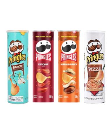 Pringles Party Pack Limited Editions (Ketchup Ranch Pizza Buffalo Ranch)