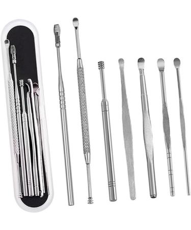 NOLITOY 3sets Ear Wax Picker Tool Ear Care Supplies Portable Cleaning Kit 7pcs*3 Silverx3pcs 12cmx3pcs - Buy Online on GoSupps.com
