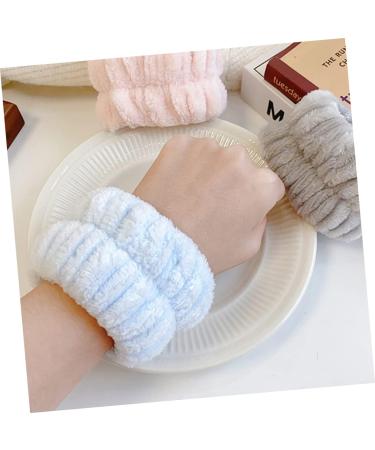 FOMIYES 8pi ces Bandeaux Unis pour Poignets de Lavage Facial Peluche Bandeaux lastiques Lot pour Maquillage et Nettoyage du Visage - Buy Online on GoSupps.com