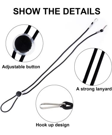 Colorful Adjustable Mask Lanyard with Double Hook | Anti-Loss & Ear Protection | Reusable & Versatile - Buy Online on GoSupps.com