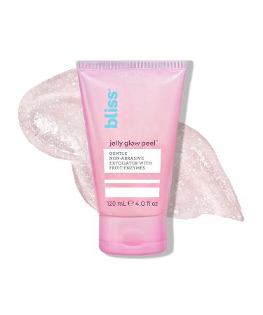 Bliss Jelly Glow Peel Gentle Non-Abrasive Cleanser and Exfoliator With Fruit Enzymes - 4 Oz - Nourishes and Hydrates Skin - Clean - Vegan & Cruelty Free - Buy Online on GoSupps.com