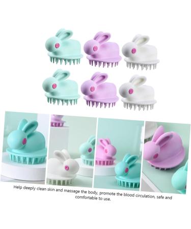 Frcolor 18-Piece Silicone Shampoo Brush Set for Women - Soft Hair Care & Scalp Massager for Curly Hair - Ideal for Kids & Bathroom Cleaning - Buy Online on GoSupps.com