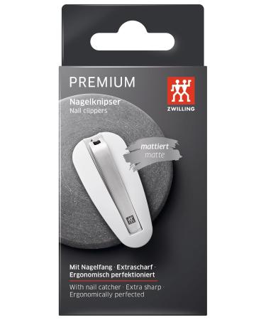 ZWILLING Premium Nail Clippers - Ergonomic Stainless Steel White 85mm with Collecting Container - International Shipping Available - Buy Online on GoSupps.com