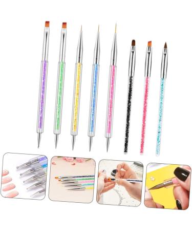 Beavorty 4 Sets Nail Pen dotting pen household tools nail art liner brush nail tech accessories nail painting tools nail tool Professional Dotting Tools 3d abs manicure painting pen - Buy Online on GoSupps.com
