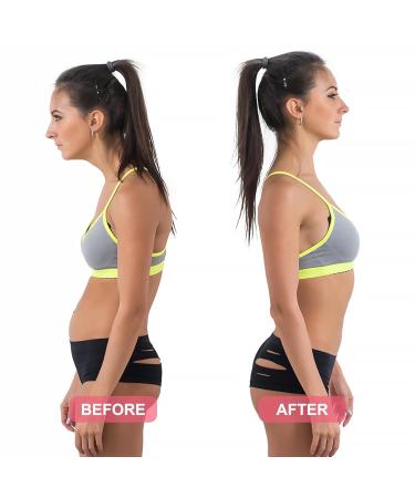 LINXINS Back Brace Posture Corrector for Women Men Back Straightener Posture Corrector Adjustable Back Posture Belt Office Home Gym Unisex - Buy Online on GoSupps.com