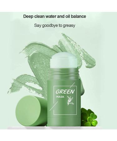 Green Tea Mask Stick for Face - Blackhead Remover with Green Tea Extract - 2 Pack for Deep Pore Cleansing and Skin Brightening - Suitable for All Skin Types - Men and Women - Buy Online on GoSupps.com