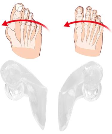 Premium Comfort Toe Separators - Reusable Silicone Spacers for Bunion Relief & Toe Alignment - Buy Online on GoSupps.com