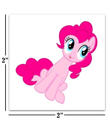 My Little Pony Temporary Tattoos - 72 Pre-Cut Individual 2 x 2 MLP Party Favors Bundle - Made in USA - Buy Online on GoSupps.com