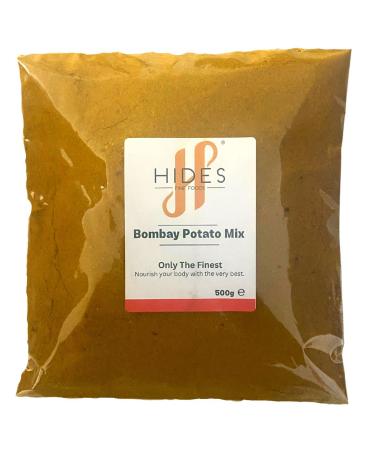 Hides Fine Foods - Bombay Potato Mix 500g - GMO Free - Suitable for Vegetarians - Originally from Mumbai - Indian Cuisine - Fakeaway - for Seasoning Vegetables.