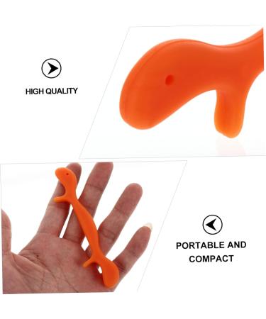 FRCOLOR Orthotics against wrinkles facelifting face smile corrector neck corrector tool anti-wrinkle beauty tool facelift training device lips shaper bottle brush exercise ladder 11.5X2.5cm orange - Buy Online on GoSupps.com
