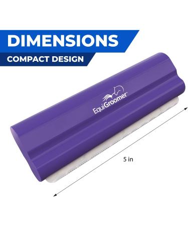Equigroomer 5 (12.7cm) - Purple Grooming Tool for Pets | International Shipping Available - Buy Online on GoSupps.com
