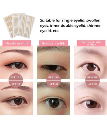Invisible Double Eyelid Stickers Tape Set with Fork Rod & Tweezer - 960 Pcs | Instant Eyelid Lift for Droopy Monolids - Buy Online on GoSupps.com