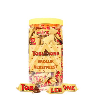 Vandeca Toblerone Mini Chocolate "Merry Christmas" - Milk Chocolate with Nougat Almond and Honey - Christmas Gift Chocolate - Chocolate for Christmas - 500g