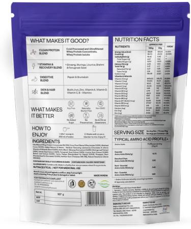 OZIVA Protein & Herbs for Men Banana Caramel Protein Powder for Men for Muscle Building Recovery and Better Stamina (with 23G Whey Protein + 15 Multivitamin for Men) Certified Clean 1Kg - Buy Online on GoSupps.com