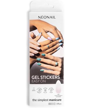 Buy Neonail Gel UV Stickers - Easy On M12 Rosa | 15 Patterns for Perfect Nail Art | Nail Paint Strips & Stickers for Hands & Feet - Buy Online on GoSupps.com