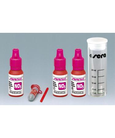 Sera 04510 Nitrat Test (NO3) - Reliable Nitrate Measurement for Aquariums & Ponds | 15 ml (3-Pack) | International Shipping Available - Buy Online on GoSupps.com