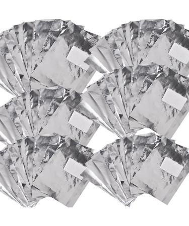 Akoak 100pcs Aluminium Foil Nail Polish Remover Wraps - Soak Off Acrylic Gel Removal Tool - Buy Online on GoSupps.com