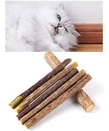 nuoshen 30 Pcs Chew Sticks for Cats Catnip Sticks Cat Sticks Cat Chew Toy Cat Teething Toys Natural Wood Sticks for Cats Play and Relax - Buy Online on GoSupps.com