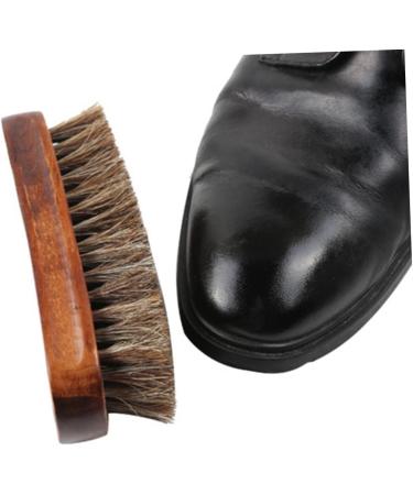 TENDYCOCO Shoes Brush | Lint Remover & Horsehair Brush for Furniture Leather & Clothes - International Shipping Available - Buy Online on GoSupps.com