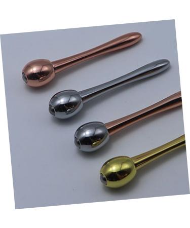 Healeved 1pc Eye Cream Stick Ice Facial Globes Home Tools Eye Cream Board Cooling Facial Stick Skincare Tool Scratchboard Tools Beauty Rod Zinc Alloy Beauty Products Household 7.8x6cm Silver - Buy Online on GoSupps.com