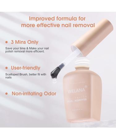 WELANA Gel Polish Remover 2 Pack - Quick & Professional Formula - 15ml - Buy Online on GoSupps.com