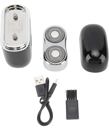 AYNEFY Rechargeable Mini Beard Trimmer - Electric Dual Headed Home Use Grooming Tool (Black) | Best Home Appliances for Effortless Grooming - Buy Online on GoSupps.com