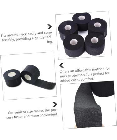 KALLORY 10pcs Hairdressing Neck Paper Stretchy Paper Neck Band Stretchy Neck Bands Disposable Scarf - Buy Online on GoSupps.com