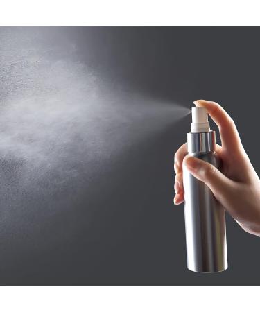 TIANZD 12 Pcs 200ml Empty Silver Aluminium Fine Mist Spray Bottle with White/Silver Metal Spray Head Refillable Travel Alu Bottles for Body Sprays Room Fragrances Perfumes Hair Garden Funnel Silver 200ml - Buy Online on GoSupps.com