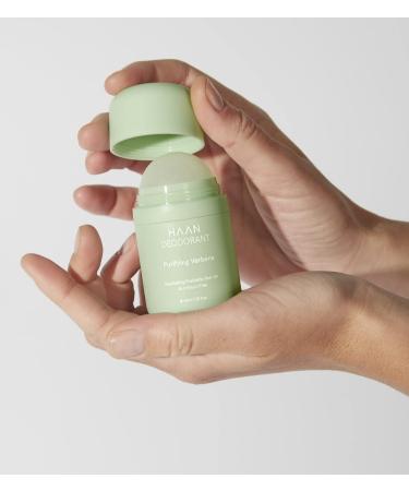 HAAN - Deodorant 40 ml - Natural Ingredients - Recyclable - Refillable - Vegan Not Tested on Animals - Purifying Verbena Aroma - Buy Online on GoSupps.com