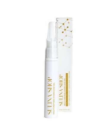 Peptide Eye Gel | Multiple Peptide Hydrating Eye Gel helps brighten firm and Reduce Fine Lines | Fragrance Free (Full Size 0.4 Oz)