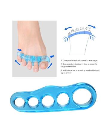 2 Pair Gel Toe Separators & Straighteners - Bunion Relief & Pain Alleviation for Men & Women (Size L 9-14/12-14) - Buy Online on GoSupps.com