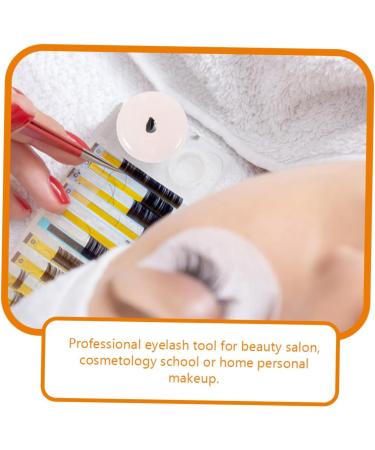  FOMIYES FOMIYES 8 Pieces Eyelash Crystal Spacers Jade For Eyelash Glue Eyelash Glue Holder Glue Storage Container Eyelash Extensions Eyelash Pallet For Eyelash Extensions Pink - Buy Online on GoSupps.com