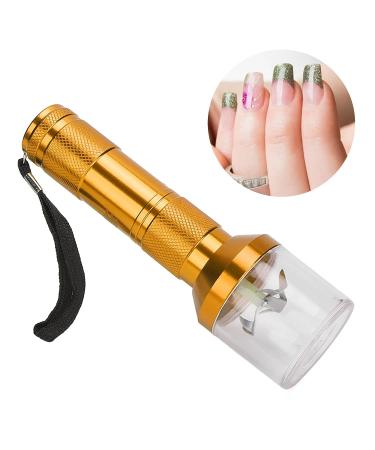 Electric Nail Powder Mixer & Grinder - Aluminum Herb/Spice/Tobacco Crusher Tool for Salons & Home Use (Gold) - Buy Online on GoSupps.com