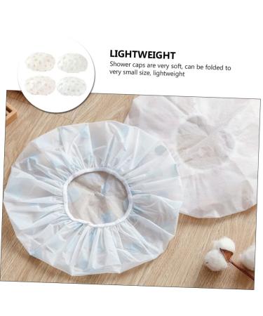 FOMIYES Women's Shower Cap Set - 4pcs Bathing Hair Caps for Ladies | Adjustable Crown & Waterproof Design - Buy Online on GoSupps.com