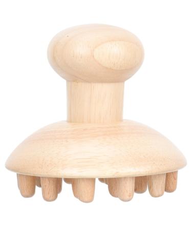 Beaupretty 3 STK massage comb from wood head scraps for scales guasha facial treatment Stylist combs hairbrush oxenhorn beards of wood wide tooth comb unique child beech