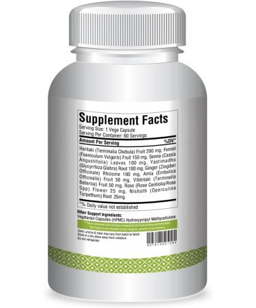 Herbsforever Laxa Komfort Capsules - Natural Laxative Supplement for Healthy Abdomen - 60 Capsules - Buy Online on GoSupps.com