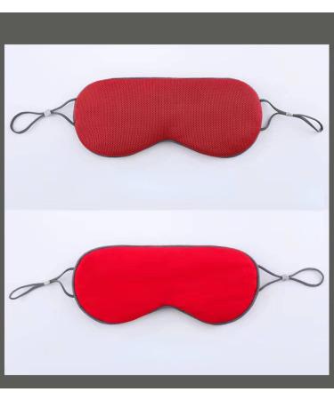 Home Sleeping Eye mask Warm and Cool Double-Sided Dual-use Men's and Women's Sleep Shading Special Breathable Traceless Office Travel Tangerine free