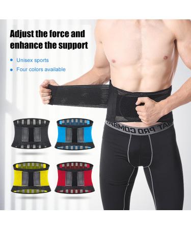 Back Support Lower Back Brace Provides Pain Relief Breathable Lumbar Decompression Support Belt Waist Trainer For Men Women Keeps Your Spine Straight Safe (Color : Black Size : M) lofty ambition Black M - Buy Online on GoSupps.com