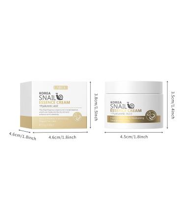 Snail Essence Face Cream - Moisturizing Acne Scar Removal & Nourishing Collagen for Damaged Skin - Buy Online on GoSupps.com
