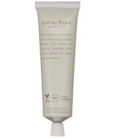 FarmHouse Fresh Citrine Beach Body Milk Travel Lotion - Nourishing Skin Moisturizer 2.4 Fl Oz | Shop Internationally - Buy Online on GoSupps.com