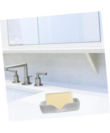 Amosfun Ceramic Soap Dish Soap Plate Stand Soap Storage Organizer Porcelain Soap Dish Sink Drain Ceramic Soap Container Portable Soap Storage Bath Sponges Nordic Ceramics White Tray - Buy Online on GoSupps.com