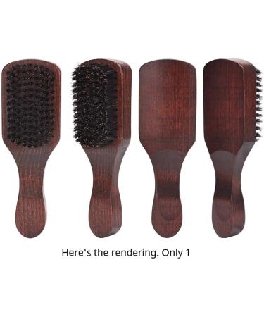 Dewedrt 1pcs Hair Funnel Wooden Shaving Brush the Face Baby Beard Brush Easy Install Easy to Use Brown - Buy Online on GoSupps.com