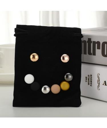 8 Piece Strongest Magnetic Hijab Pins for Women - Multi-Use Colorful Scarf Buttons - Rustic Style - Buy Online on GoSupps.com