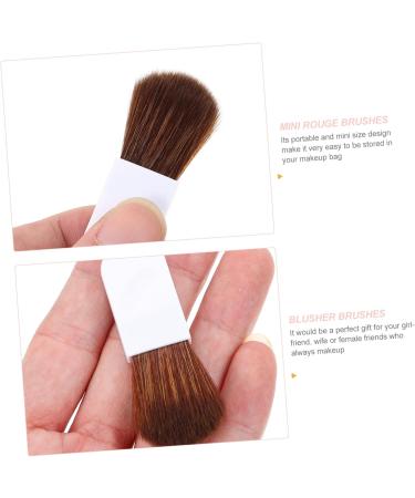 FRCOLOR Face Blusher Brush 1 Set blush brush blending cosmetic brush Cosmetic mini powder lady makeup face Cosmetic Accessories pvc bb cream brush bevel travel white Cosmetic Blusher Brush - Buy Online on GoSupps.com